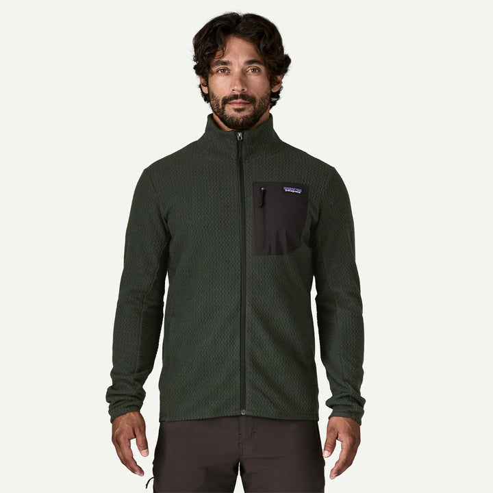 Patagonia Men's R1® Air Fleece Jacket: Old Growth Green