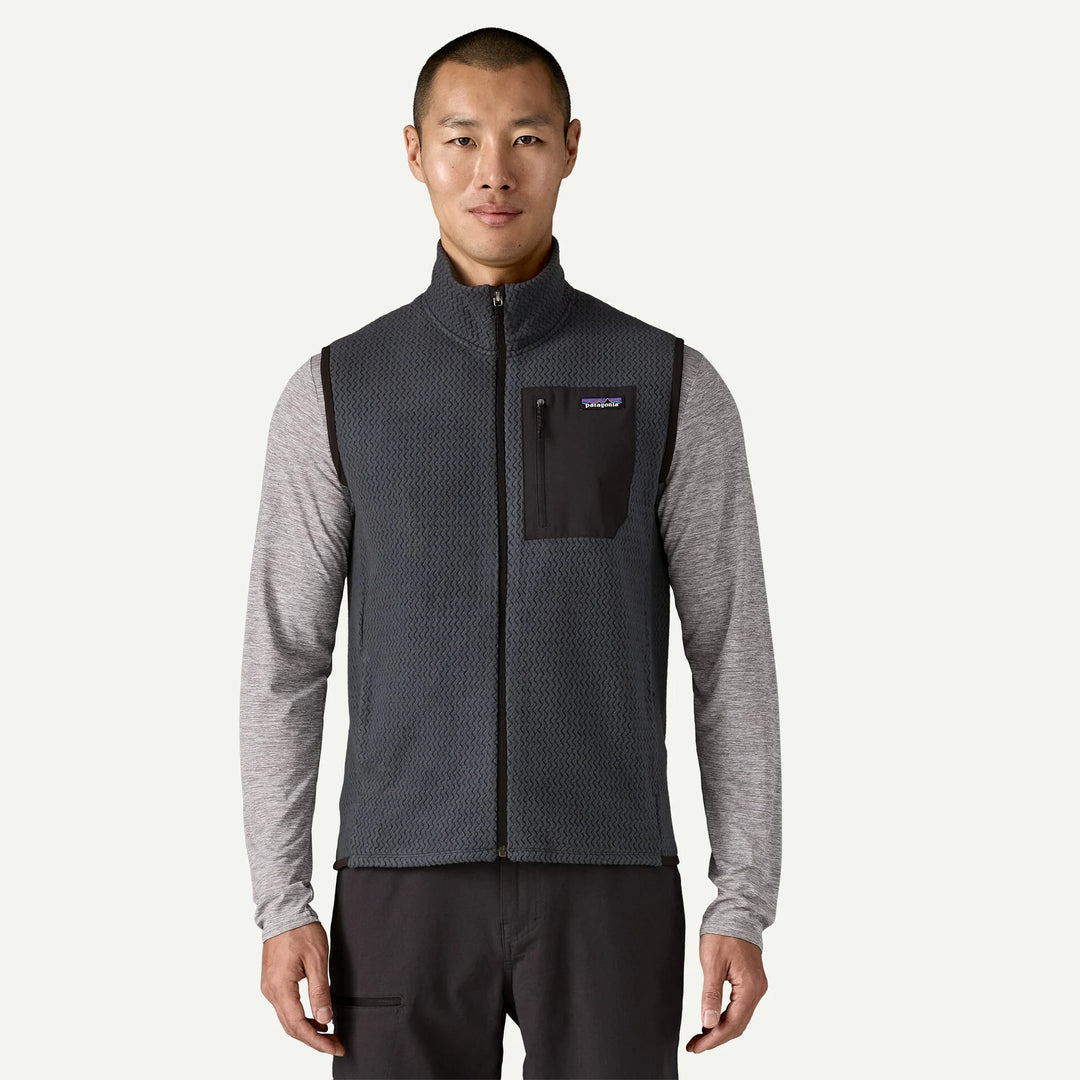 Patagonia Men's R1® Air Fleece Vest: Smolder Blue