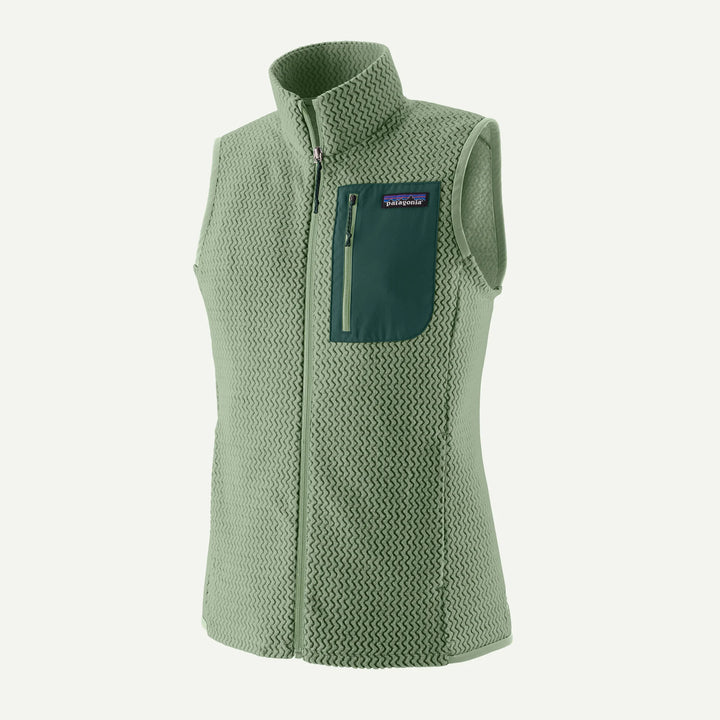 Patagonia Women's R1® Air Fleece Vest: Ellwood Green