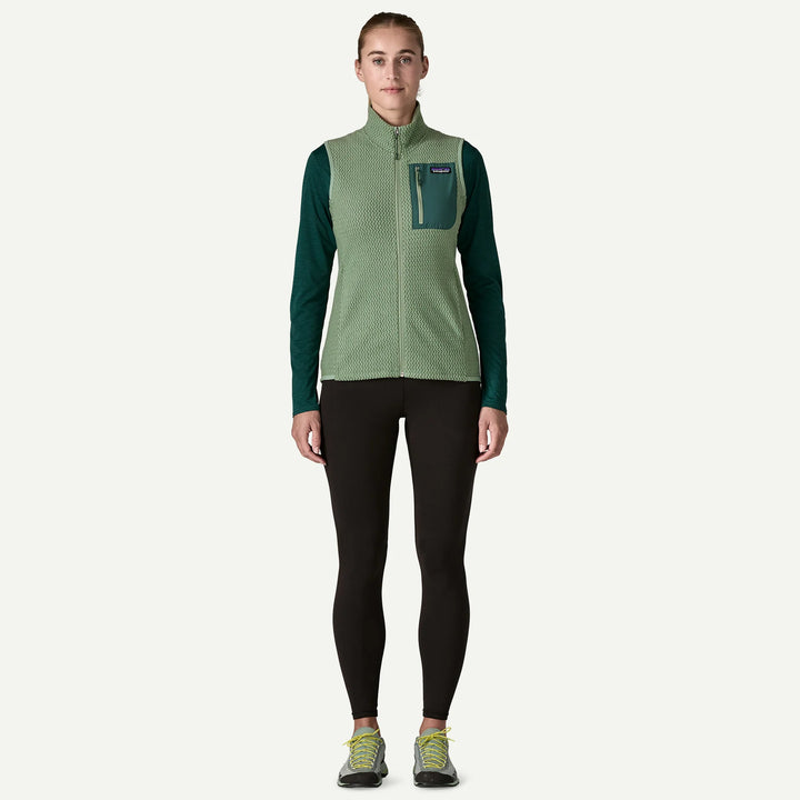 Patagonia Women's R1® Air Fleece Vest: Ellwood Green