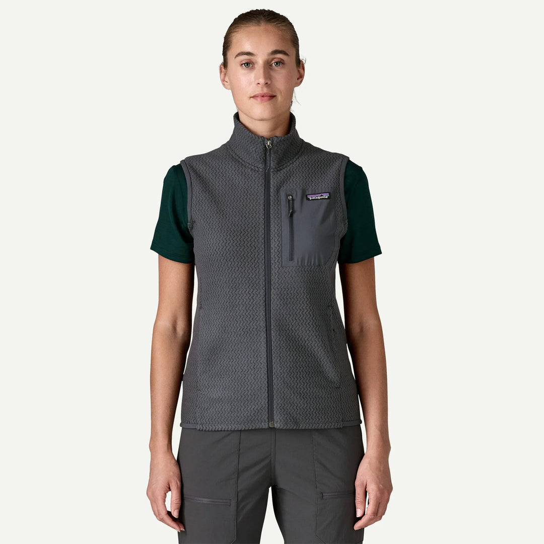 Patagonia Women's R1® Air Fleece Vest: Smolder Blue