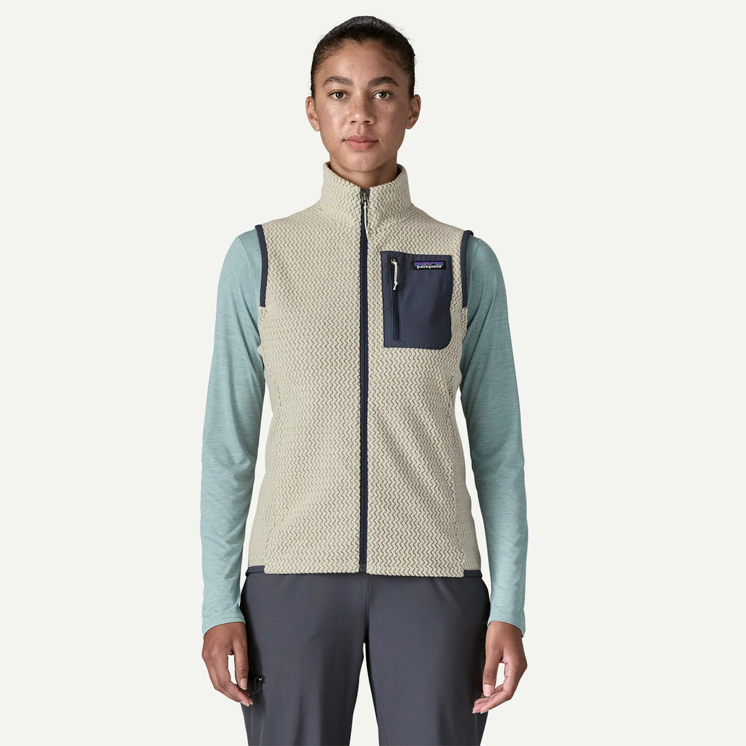 Patagonia Women's R1® Air Fleece Vest: Wool White