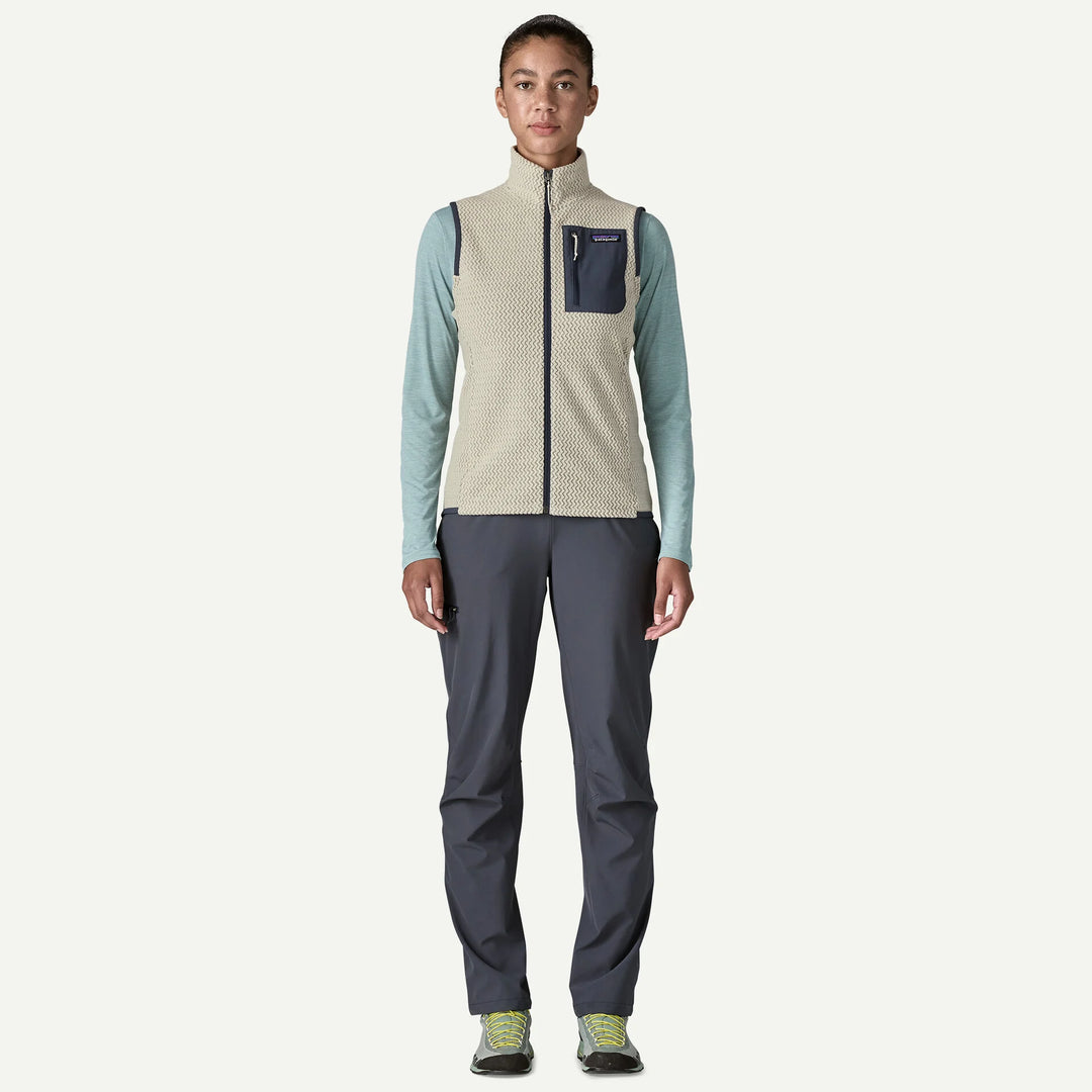 Patagonia Women's R1® Air Fleece Vest: Wool White