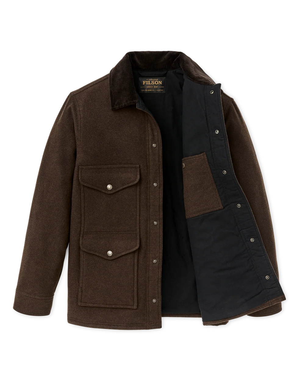 Filson Spokane Insulated Cruiser Jacket: Beaver Brown