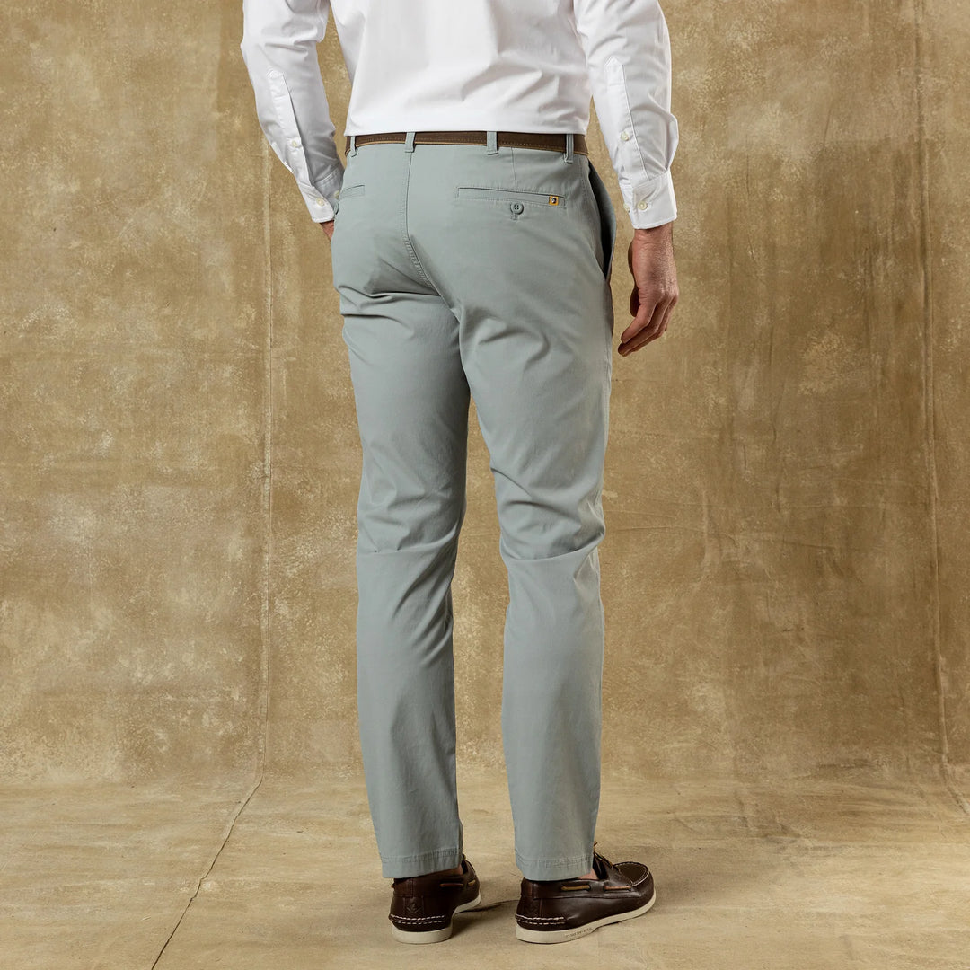 Duck Head Harbor Performance Chino: Quarry Grey