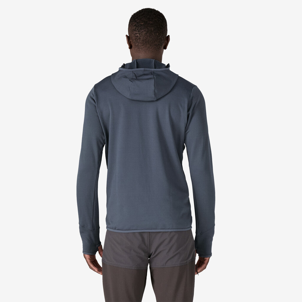 Patagonia Men's R1® Thermal Full-Zip Hoody: Smolder Blue