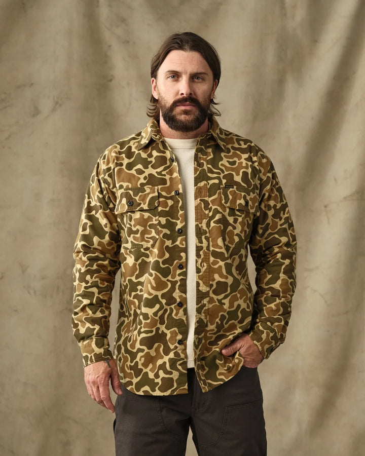 Filson Field Flannel Shirt: Buckskin Camo