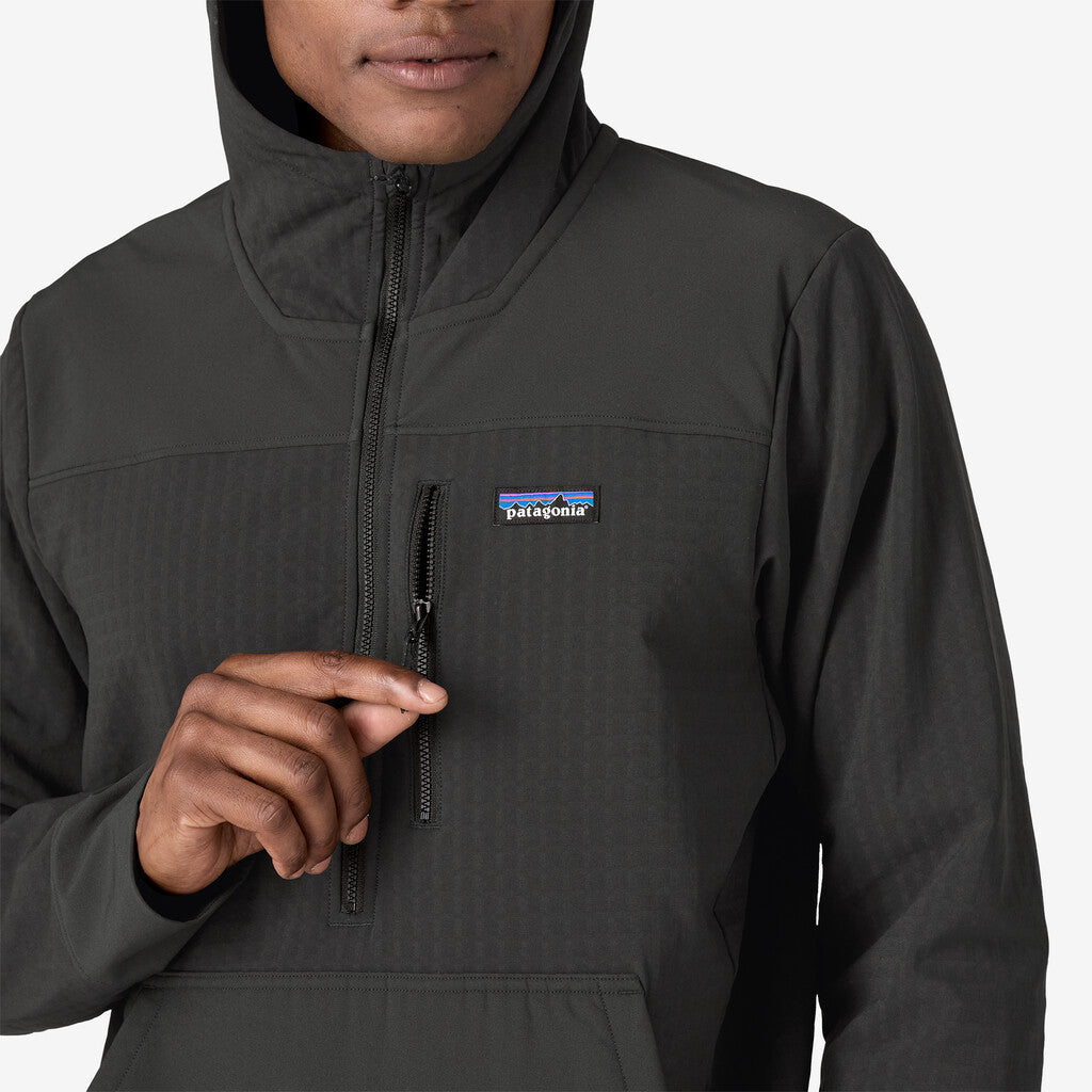 Patagonia Men's R2® TechFace Pullover: Black