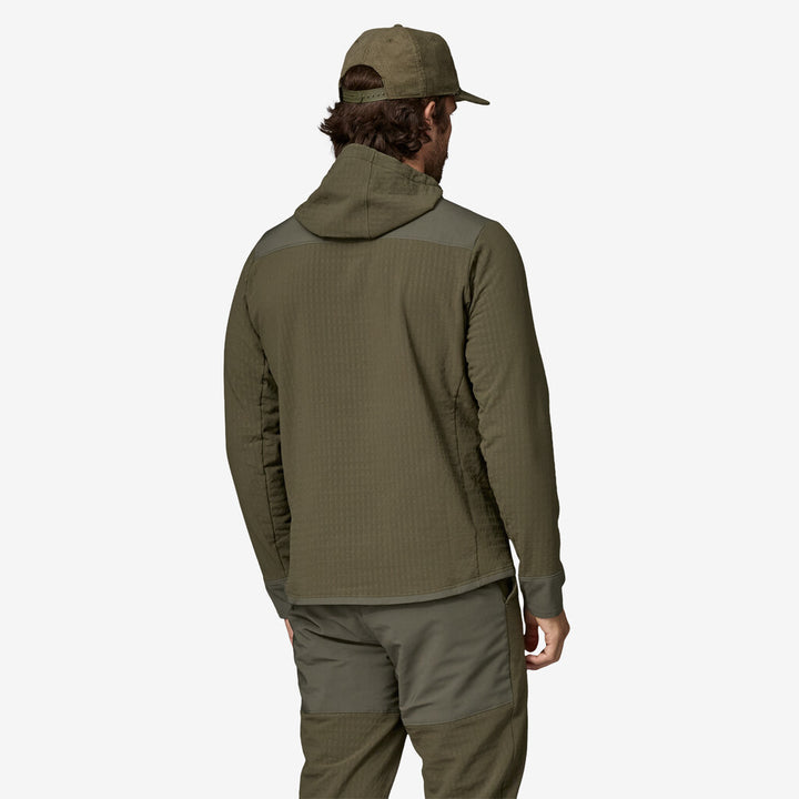 Patagonia Men's R2® TechFace Pullover: Pine Needle Green