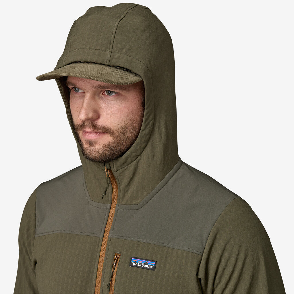 Patagonia Men's R2® TechFace Pullover: Pine Needle Green