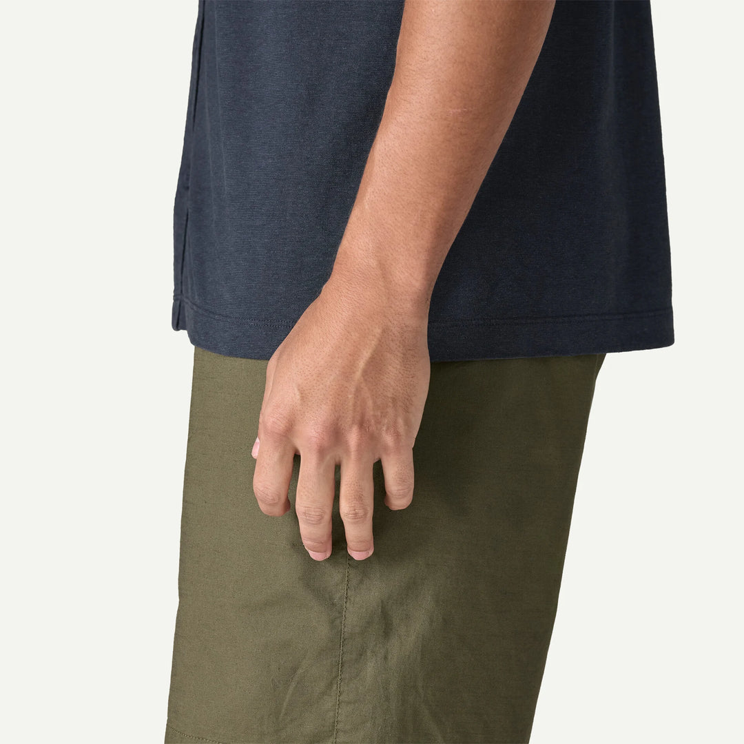 Patagonia Men's Trail Harbor Button-Down Knit Shirt: New Navy