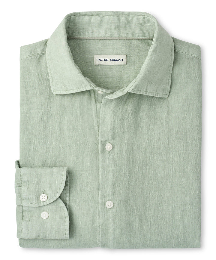 Peter Millar Shoreside Linen Sport Shirt: Grandview