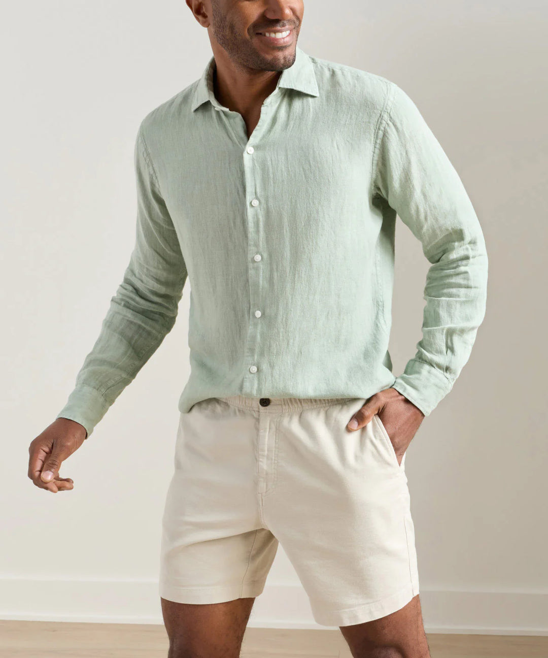 Peter Millar Shoreside Linen Sport Shirt: Grandview