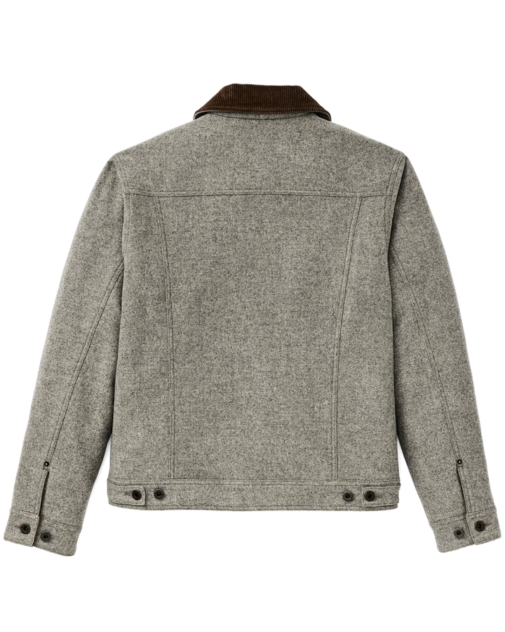 Filson Spokane Insulated Short Cruiser Jacket: Vintage Heather Gray