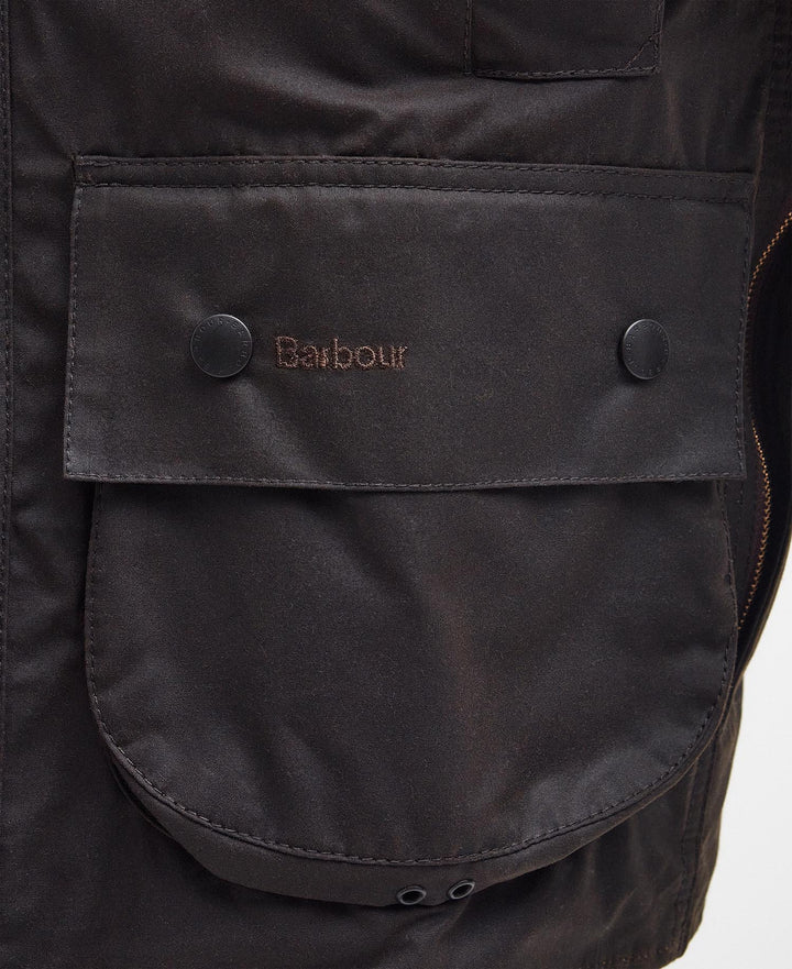 Barbour Classic Beaufort® Waxed Jacket: Olive