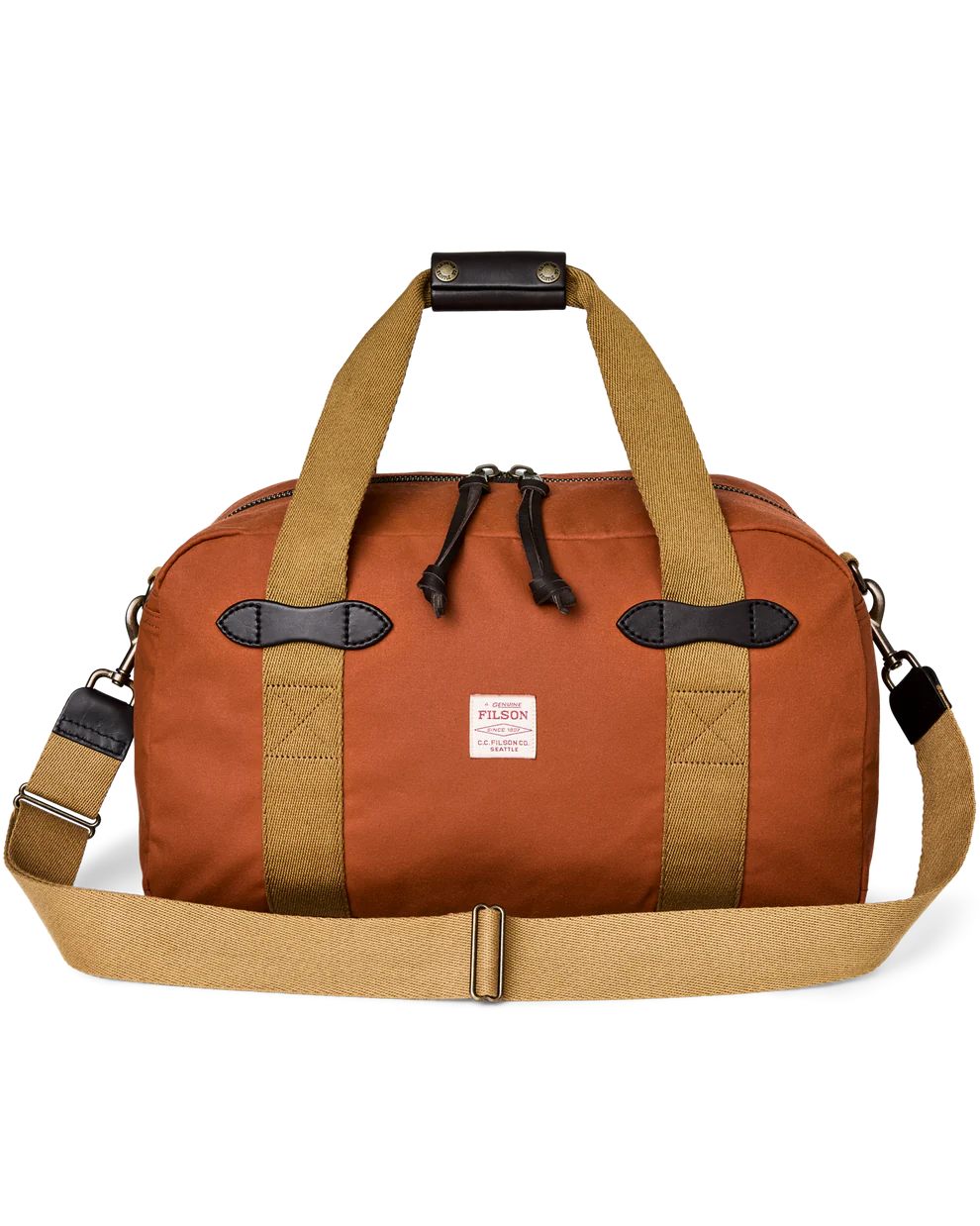 旅行かばん・小分けバッグ FILSON / Small Tin Cloth Duffle Bag Rust Filson Small Tin Cloth Duffle Bag: Rust – Craig Reagin Clothiers
