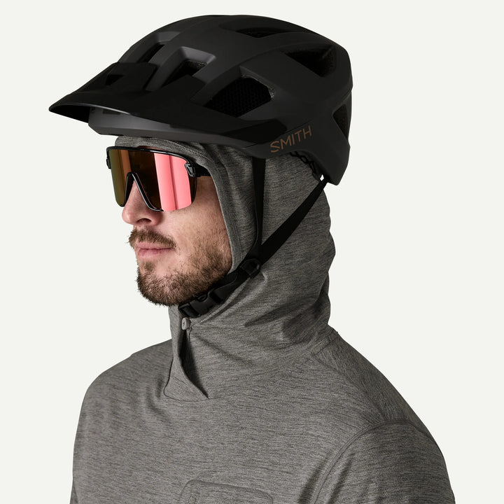 Patagonia M's Cap Cool Sun Hoody: Forge Grey - Noble Grey X-Dye