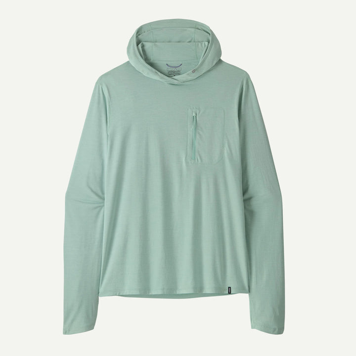Patagonia M's Cap Cool Sun Hoody: Thermal Blue - Thin Ice X-Dye