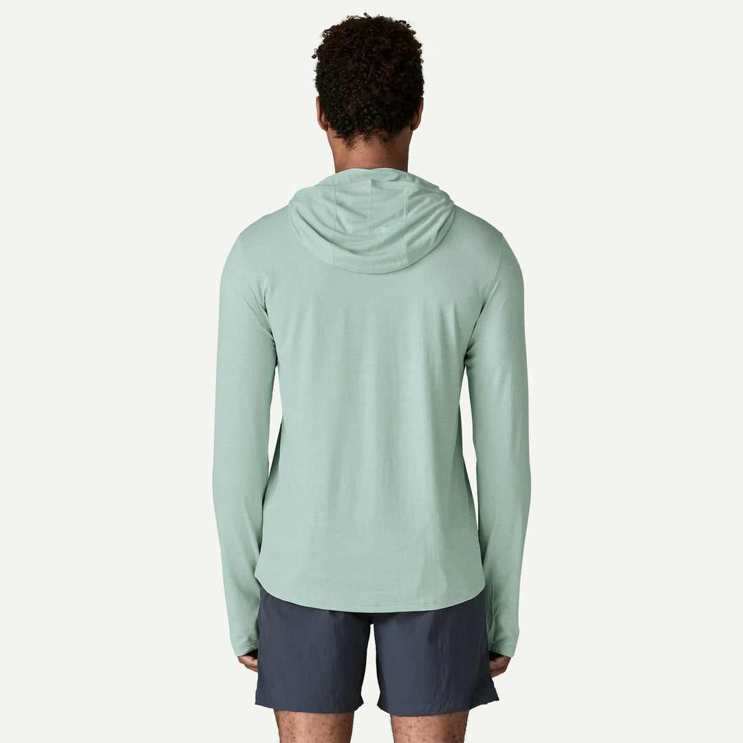 Patagonia M's Cap Cool Sun Hoody: Thermal Blue - Thin Ice X-Dye