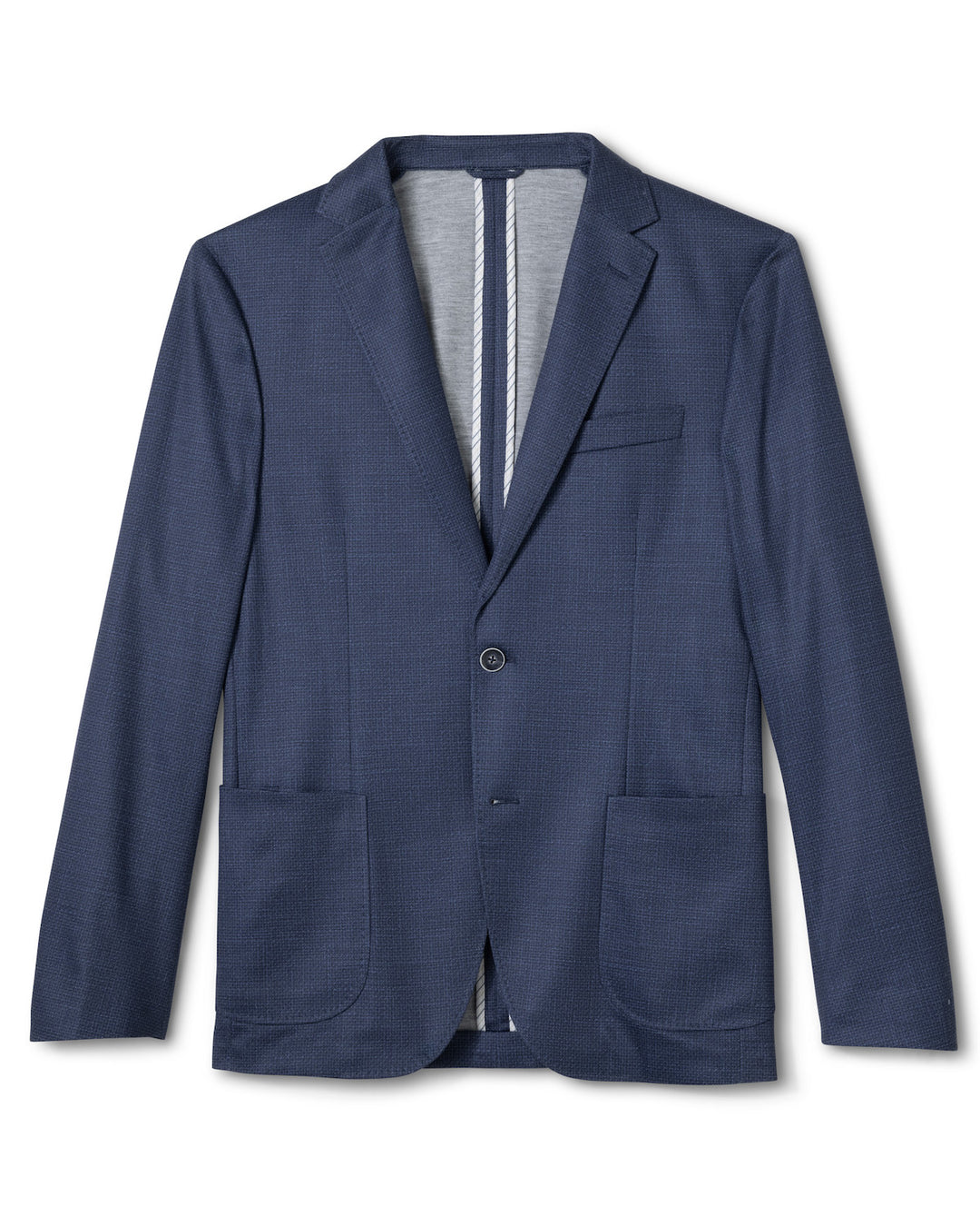 Johnnie O Solid Top Shelf Printed Knit Sport Coat: Lapis