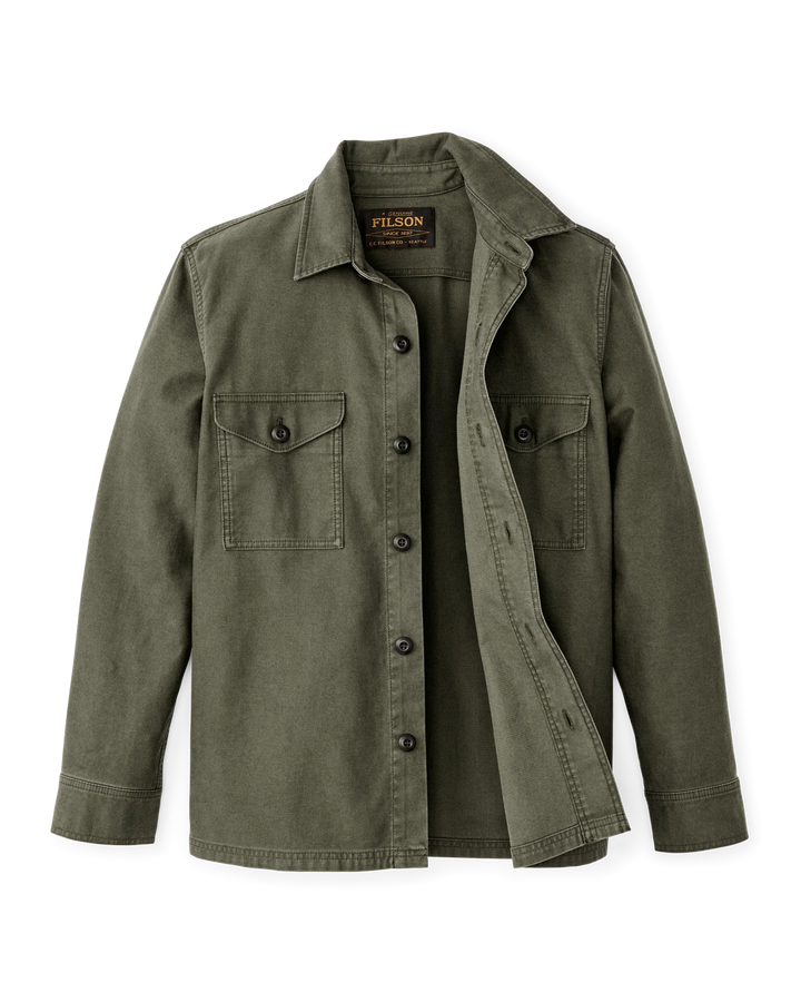 Filson Clarkston Jac-Shirt: Surplus Green