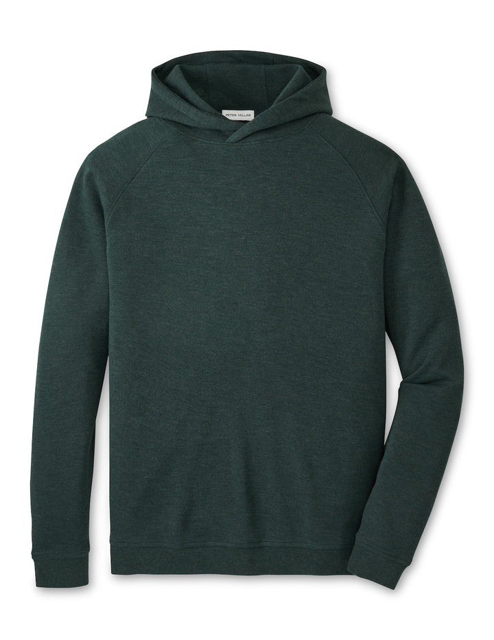 Peter Millar Crown Comfort Knit Hoodie: Deep Verdant