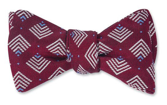 R Hanauer Red Hillsdale Bow Tie