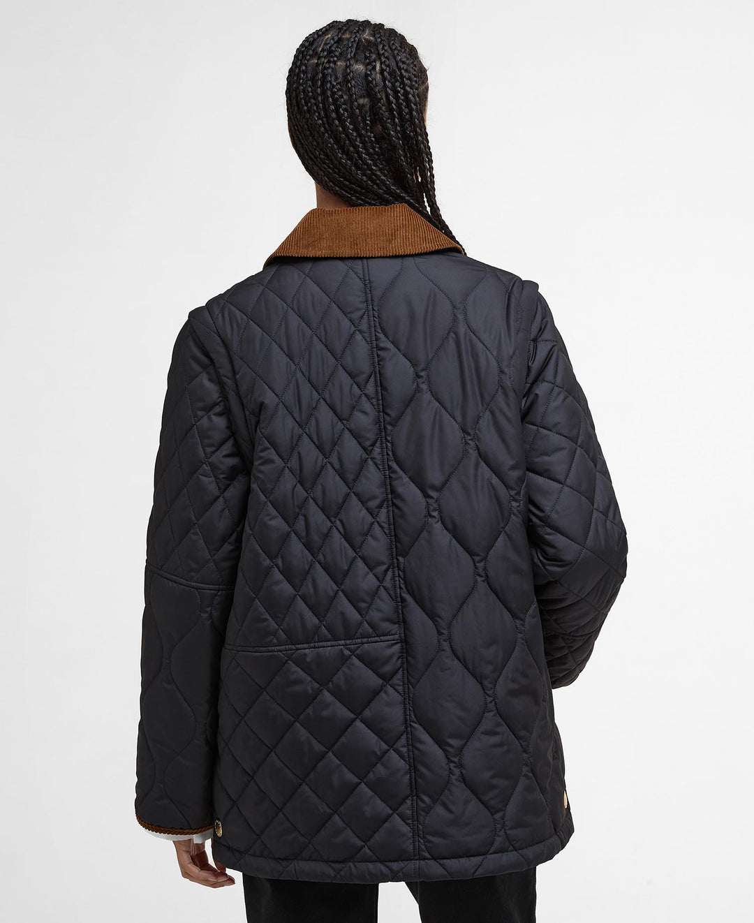 Barbour Lorrie Quilted Jacket: Black