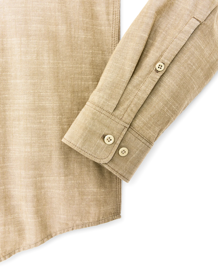 Filson Chambray CPO Shirt: Tan