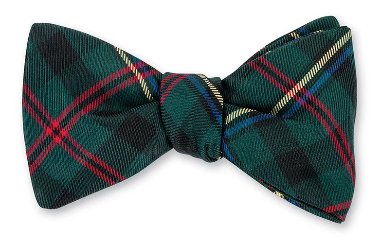 R. Hanauer Malcolm Woven Tartan Bow Tie