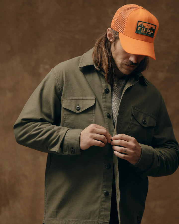 Filson Clarkston Jac-Shirt: Surplus Green