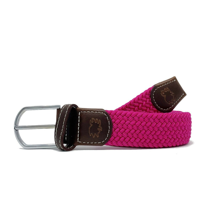 Roostas The Amelia Woven Elastic Stretch Belt - Pink