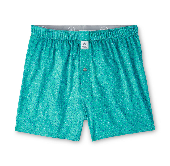 Peter Millar Day of the Dead Performance Boxer Short: Meadow