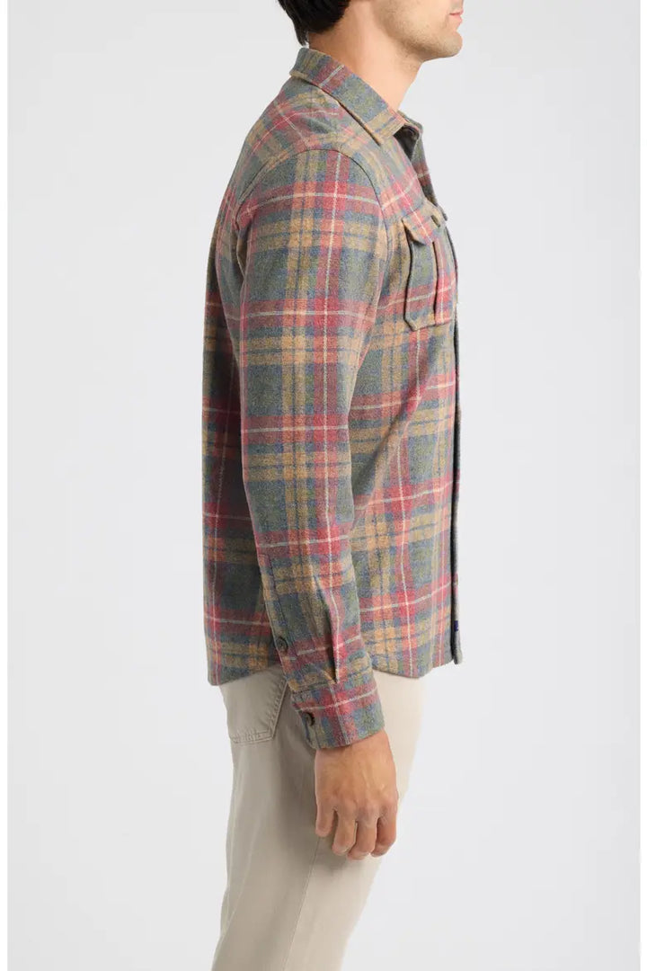Johnnie-O Yule Tartan Button-Down Shirt: Forest