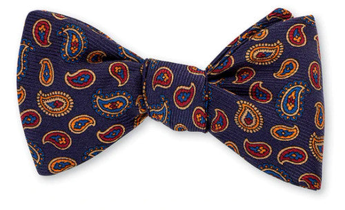 R. Hanauer Navy Upland Pine Bowtie