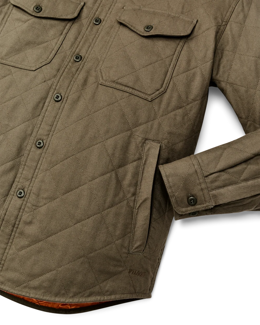 Filson Insulated Flannel Jac-Shirt: Field Olive