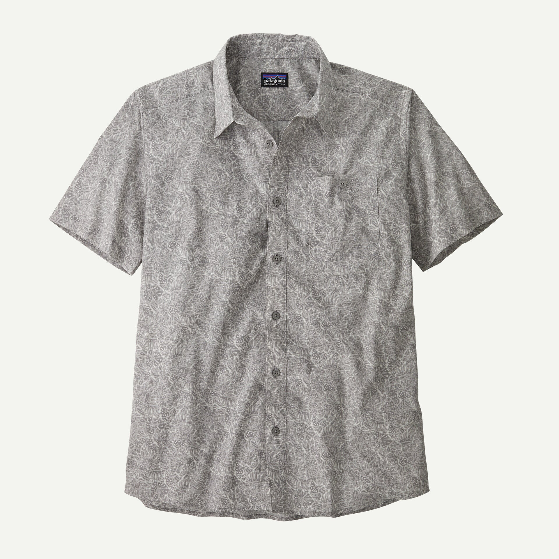 Patagonia Men's Go To Shirt: Bees and Flowers: Salt Grey – Craig