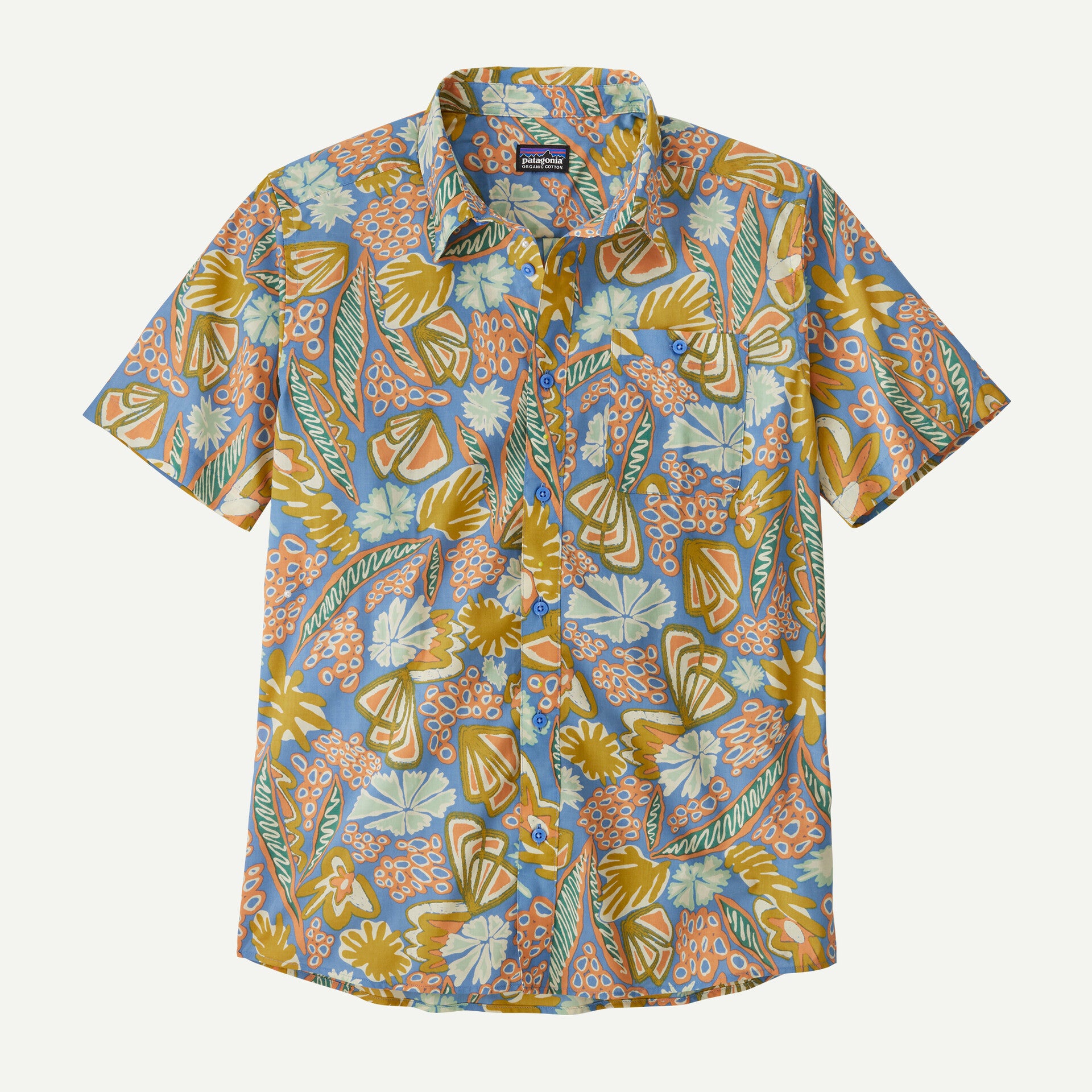 Patagonia Men's Go To Shirt: Flourish: Abundant Blue – Craig
