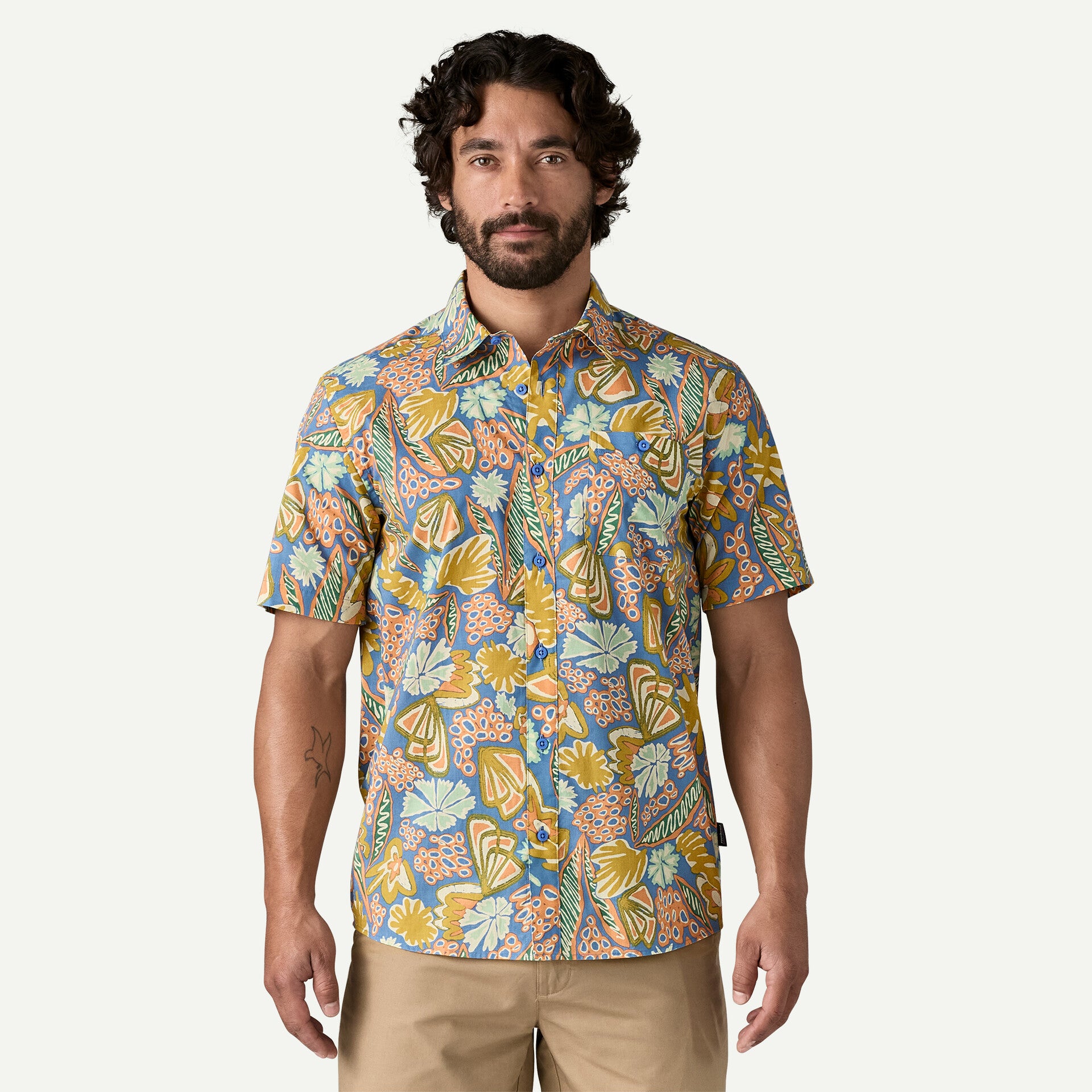 Patagonia Men's Go To Shirt: Flourish: Abundant Blue – Craig
