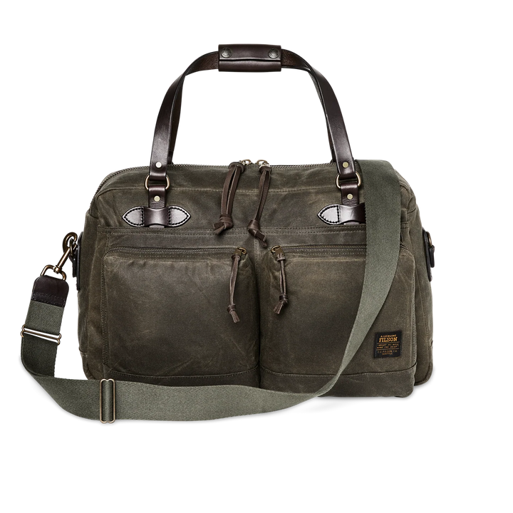 Filson 48 Hour Tin Cloth Duffle Bag: Otter Green