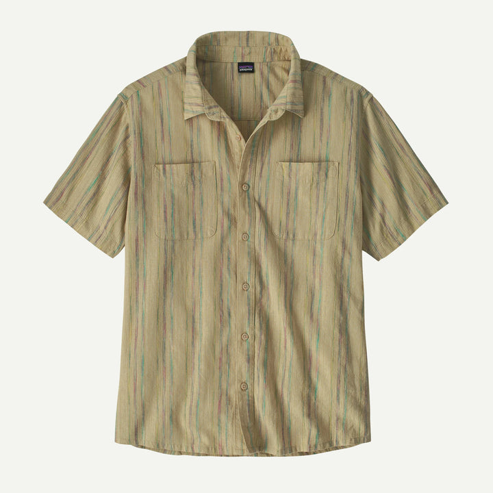 Patagonia Men's Back Step Shirt: Rapids - Weathered Stone