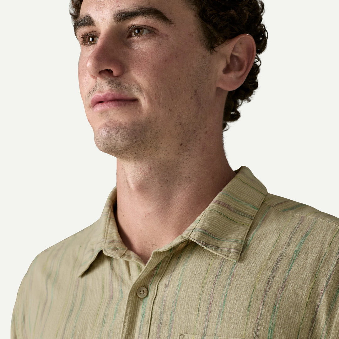 Patagonia Men's Back Step Shirt: Rapids - Weathered Stone