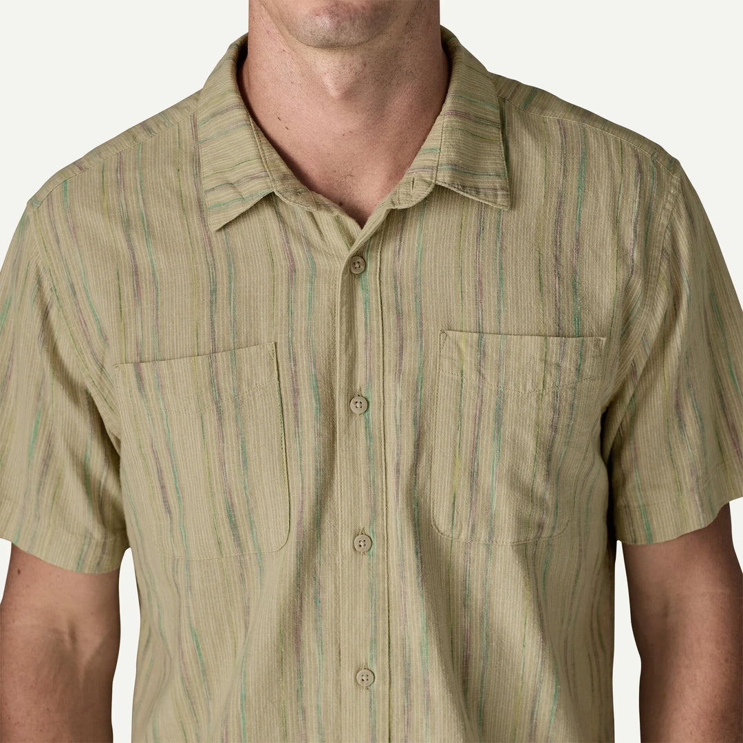 Patagonia Men's Back Step Shirt: Rapids - Weathered Stone