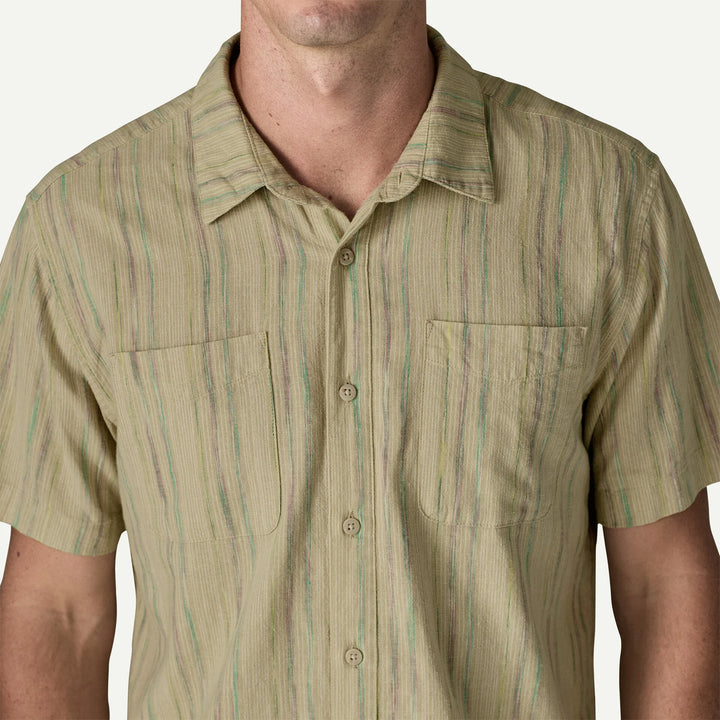 Patagonia Men's Back Step Shirt: Rapids - Weathered Stone