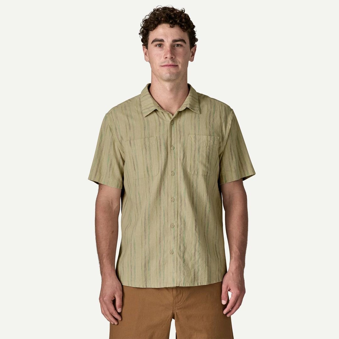 Patagonia Men's Back Step Shirt: Rapids - Weathered Stone
