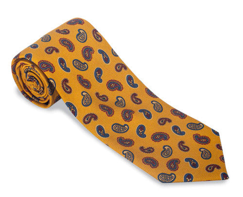 R. Hanauer Yellow Avalon Pine Necktie