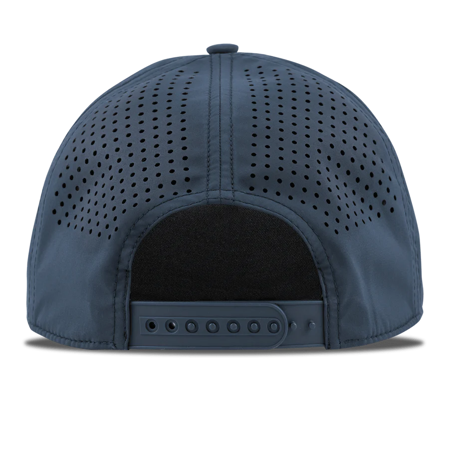 Branded Bills Bare Curved 5 Panel Rope Hat: Orion with White Rope