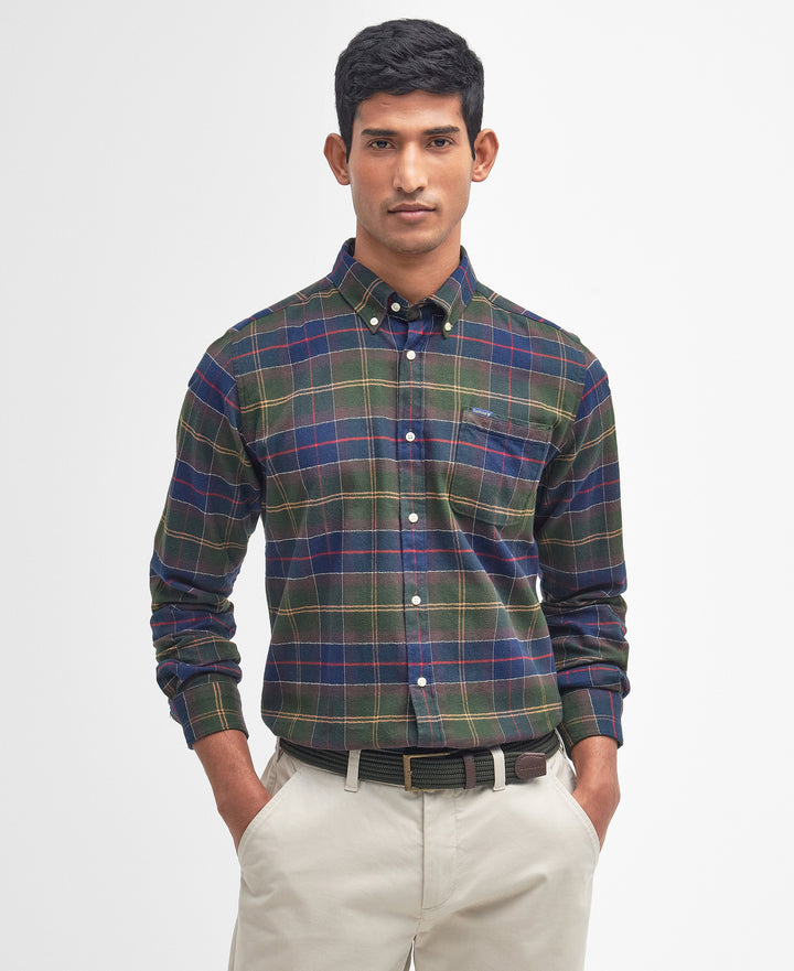 Barbour Kyeloch Tailored Fit Long-Sleeved Shirt: Classic Tartan