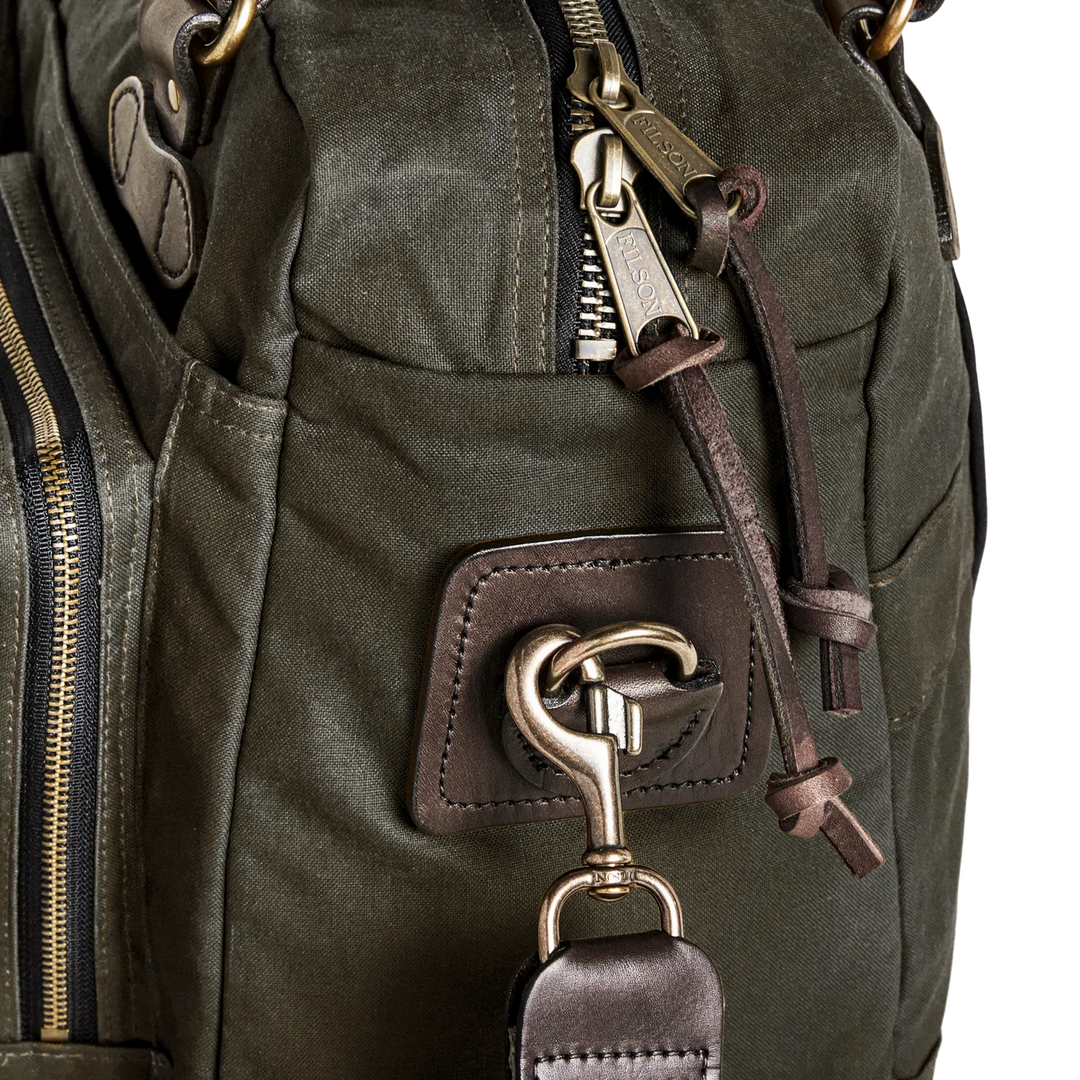 Filson 48 Hour Tin Cloth Duffle Bag: Otter Green