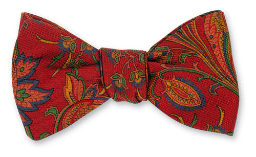 R. Hanauer Brick Alexander Floral Bow Tie